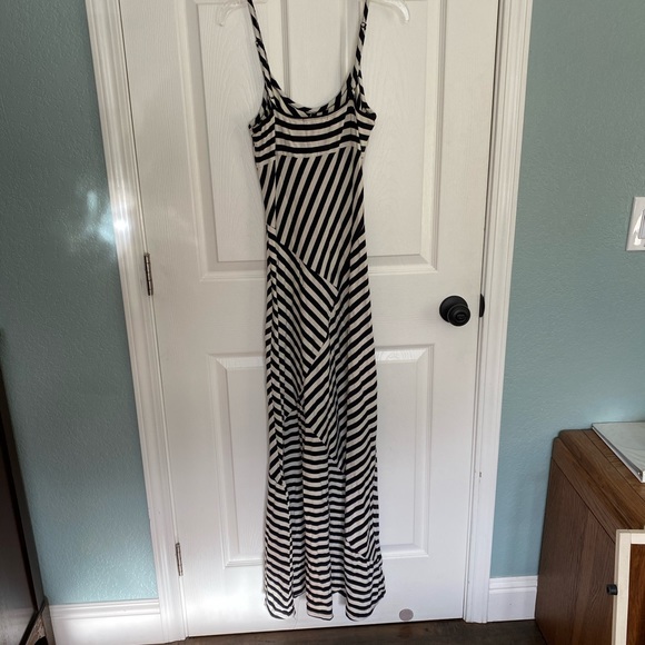 Maxi dress Black & White stripe S - Picture 6 of 7
